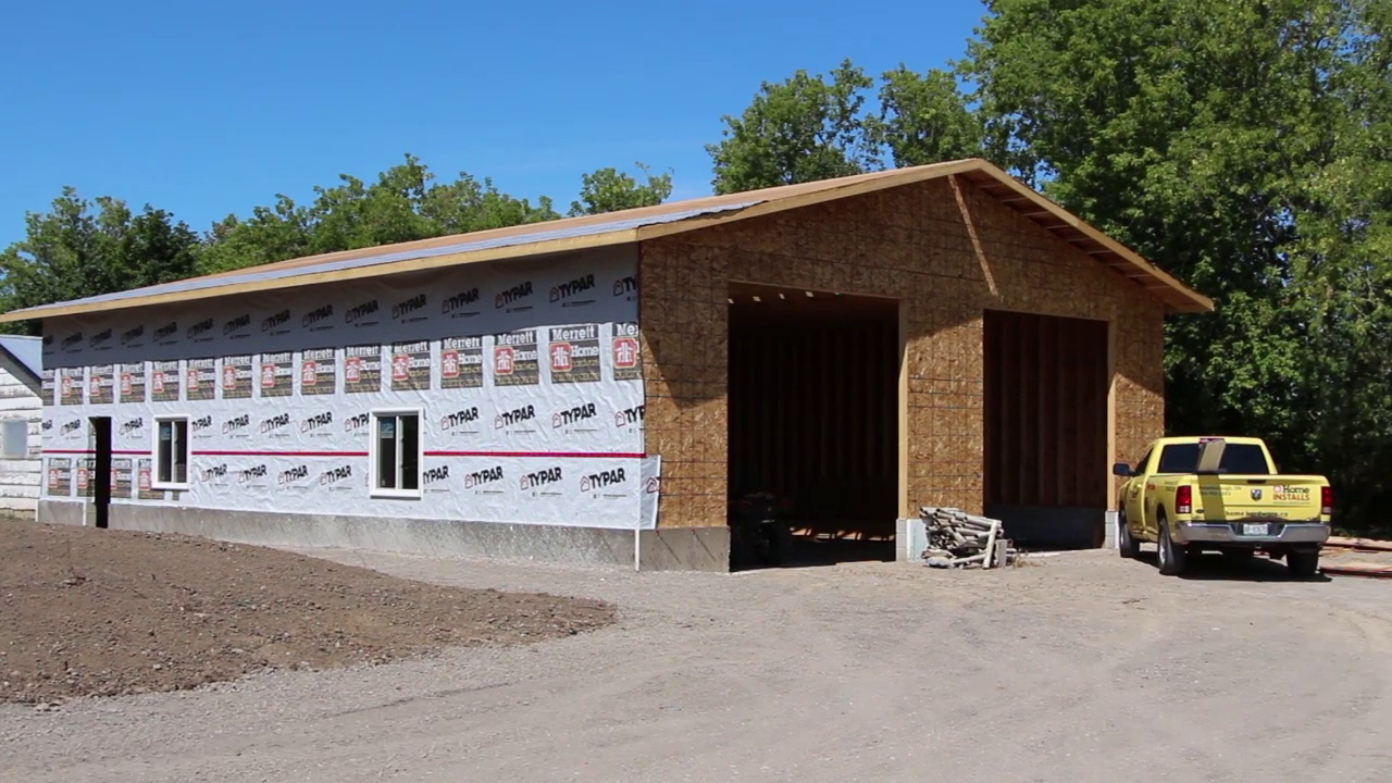 Custom Garage Build by Merrett Home Hardware